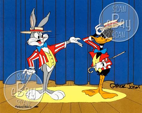 Rare Bugs Bunny And Daffy Duck Cartoon Photo Warner Bros Friz Frelen