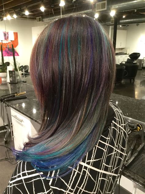 Rainbow Hair Color Rainbow Hair Color Highlights Rainbow Hair Color