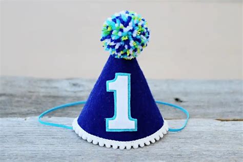 First Birthday Hat Boy Birthday Celebration