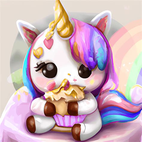 unicorn eating cake · creative fabrica