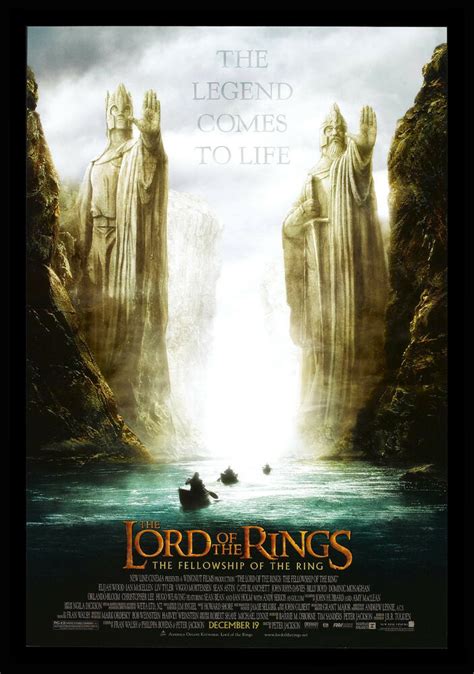 Lord Of The Rings Fellowship Of The Ring Cinemasterpieces
