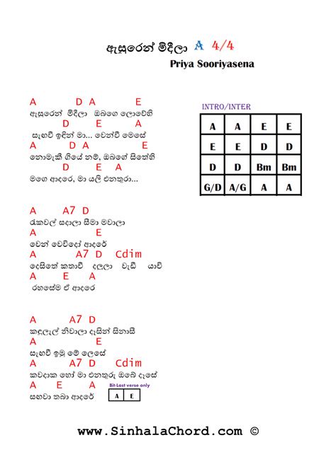 Sinhala Songs Chords Book Pdf Get Images Four