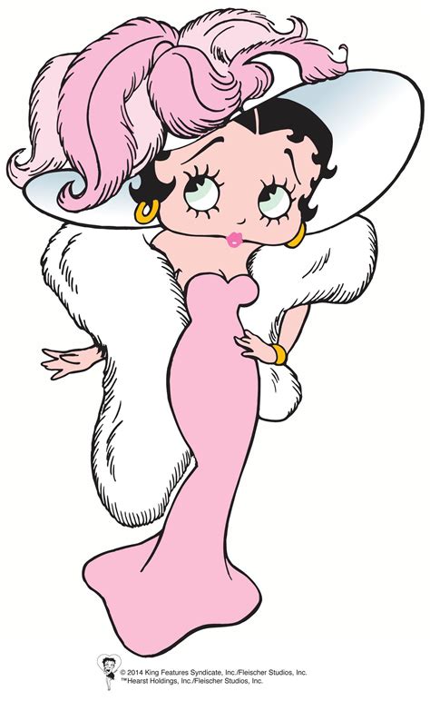 Betty Boop In Gown Think Pink~and~wink Betty Boop Betty Boop Pictures Betty Boop Halloween