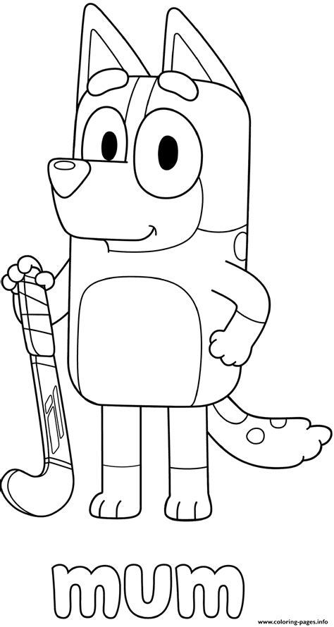 Printable Bluey And Bingo Colouring Pages Cf7