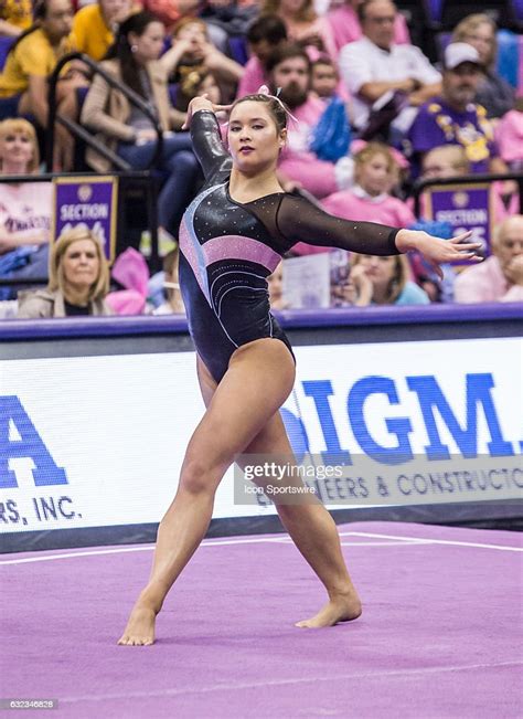 lsu sarah finnegan performs on floor during the ncaa gymnastics meet news photo getty images