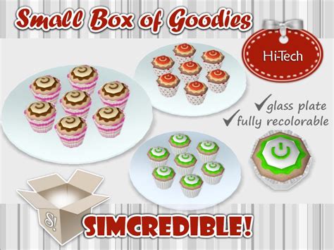 The Sims Resource Hi Tech Power On Cupcakes Decor