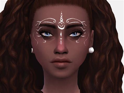 Sims 4 Face Paint Cc All Free To Download Fandomspot In 2022