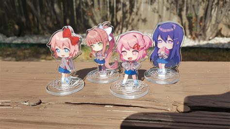 These Ddlc Acrylic Stands Are Adorable Ddlc
