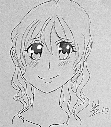 Anime Girl Redraw By Ultra Z0ne15 On Deviantart