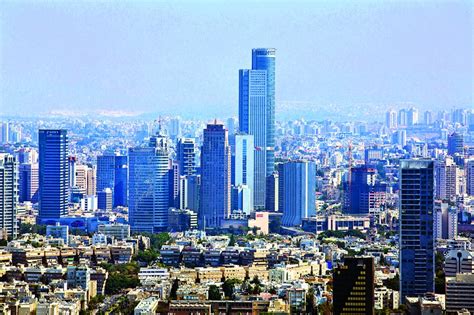 Reaching from 28 stories to 100 stories, these tel aviv towers will create a new look for the skyline of the nonstop city. Report Touts Israel as Future Financial Hub - Hamodia ...
