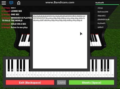 roblox piano music codes