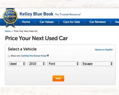 Kelley Blue Book Accurately Values Used Cars And Other Vehicles