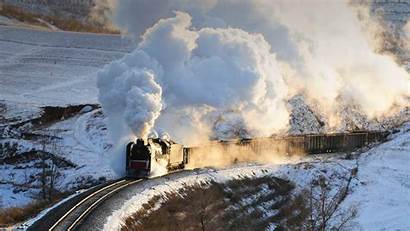 Train Steam Wallpapers Locomotive Snow Freight Bing