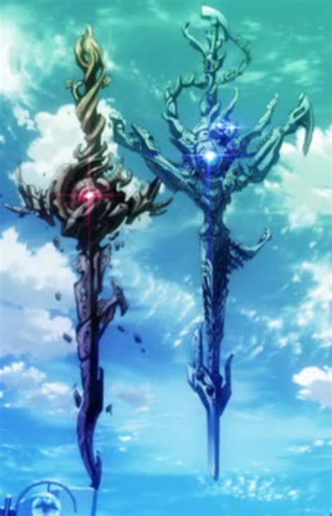 Red And Blue Kings Damocles Swords K Project Anime K Project