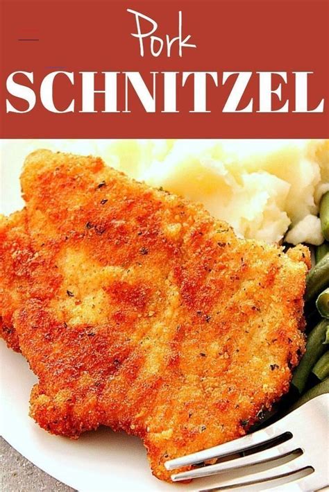 Place the pork chops between two sheets of plastic wrap and pound them with the flat side of a meat tenderizer until they're 1/4 inch thick. German Pork Schnitzel - Crunchy Creamy Sweet - # ...