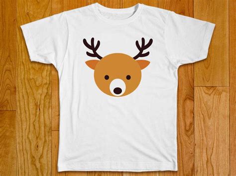 Baby Deer Cute T Shirt White Tshirts Animal Printed T Shirt Etsy