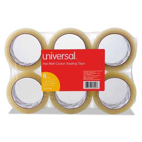 Universal Unv99000 Heavy Duty Box Sealing Tape 3 Core 188 X 546