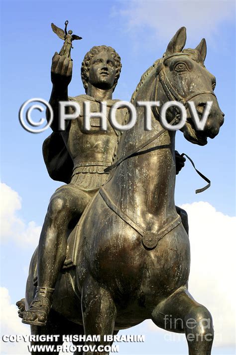 Alexander The Great Statue Alexandria Egypt Photograph
