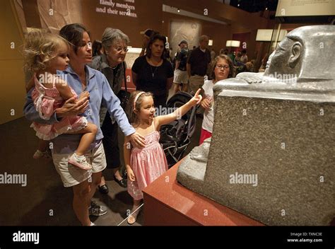 Visitors Begin Their Tour At The King Tut Traveling Exhibition