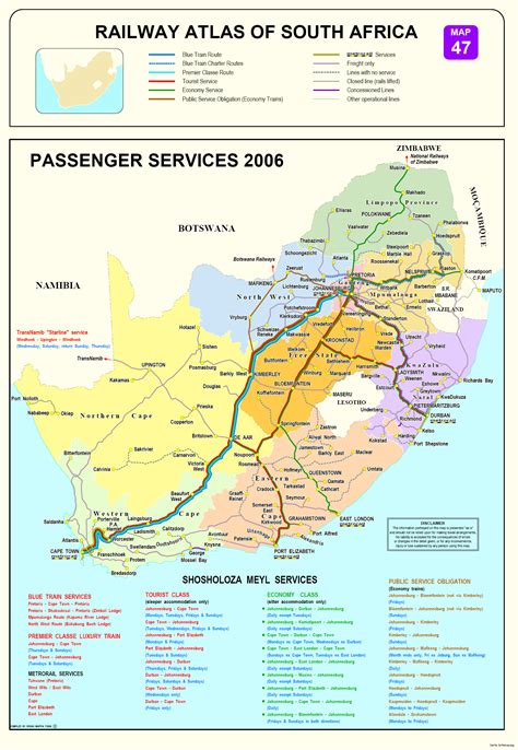 South African Railway Maps