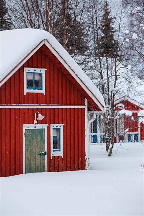Red Barn In Snow The Best Winter Scene Town And Country Living