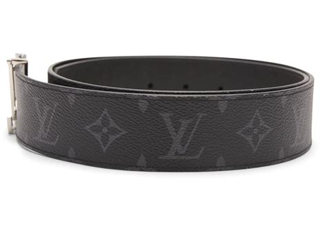 Louis Vuitton Lv Initiales Reversible Belt Monogram Eclipse Taiga 40mm
