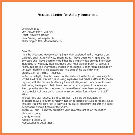 Salary Proposal Letter Sample