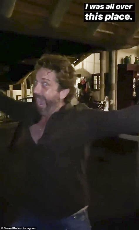 Gerard Butler Lights Up With Big Laughs And Smiles During Lunch Date