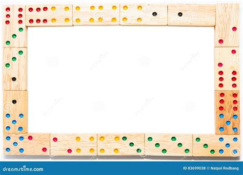 Wooden Domino Blocks Falling Down In Sequence One Piece Stopping The