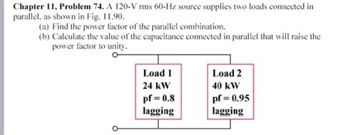 Solved Chapter Problem A V Rms Hz Source Chegg