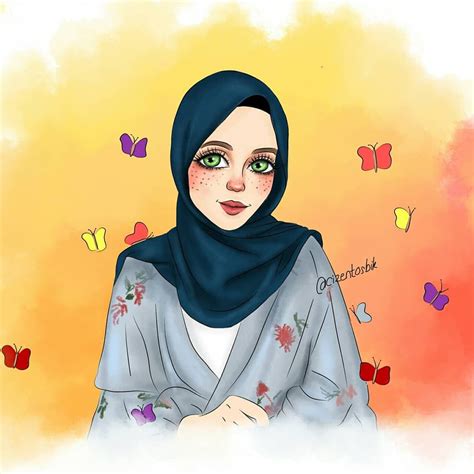 Anime Hijab Girl Girls Cartoon Art Anime Hijab Girl Girly Pictures