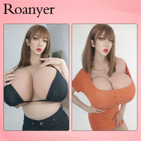 Roanyer Crossdresser Silicone Huge G Cup Breast Forms Fake Boobs