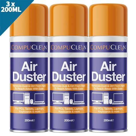 200ml 400ml Compressed Air Duster Spray Protects Cleans Laptops