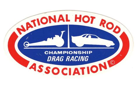 Vtg Drag Race Sticker Decal Nhra 70s Racing Champion Hot Rod Dragster