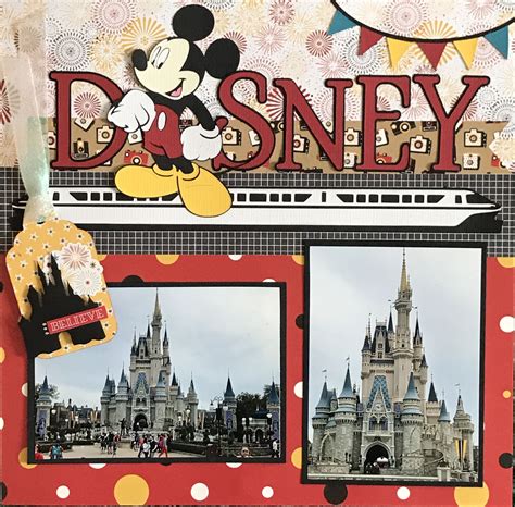 Disney Scrapbooking Layouts Vacation Scrapbook Disney Scrapbook Pages