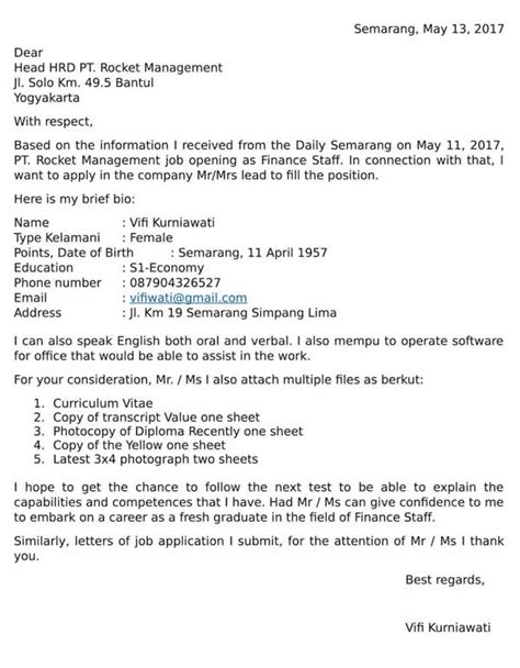 Contoh Lowongan Pekerjaan Dalam Bahasa Inggris Dan Surat Lamarannya Contoh Surat Resmi Terbaru