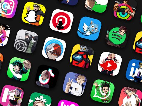 Black And White Anime App Icons Ios 14 The Best Ios 14 Home Screens