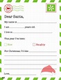 Dear Santa Letter Printables - FREE | Printabulls