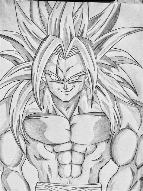 Goku Ssj5 Drawing