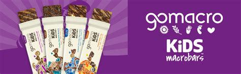 Gomacro Kids Macrobar Organic Vegan Snack Bars Oatmeal Chocolate Chip