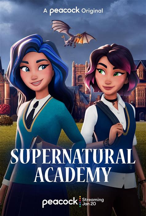 peacock s supernatural academy drops its first trailer