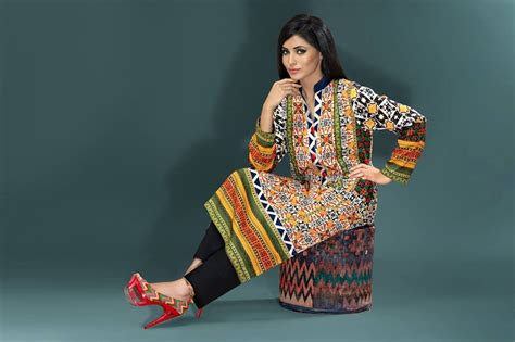 Cotton Ginny Digital Printed Winter Dresses Collection 2015 2016