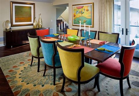 Colorful Dining Chairs Dining Room Pinterest Chairs
