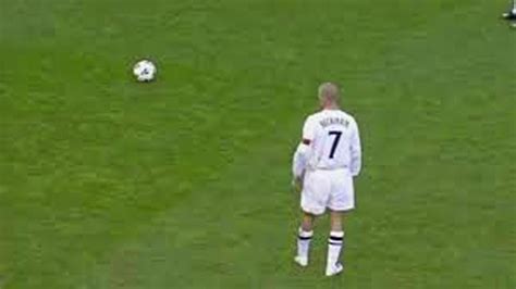 David Beckham Goal England Vs Greece 2001 Youtube
