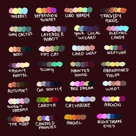 Cool Color Schemes For Characters For Example The Achromatic Use Of