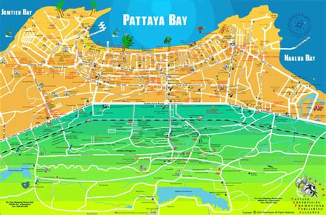 Detailed Map Of Pattaya Thailand
