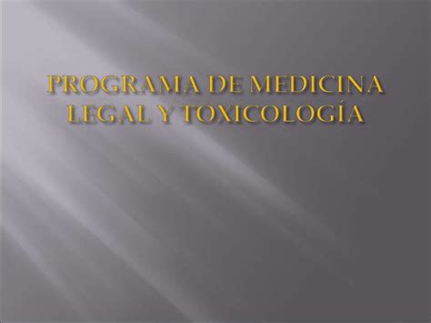 Apunte Powers Completos Legal Medicina Legal Y Toxicologica