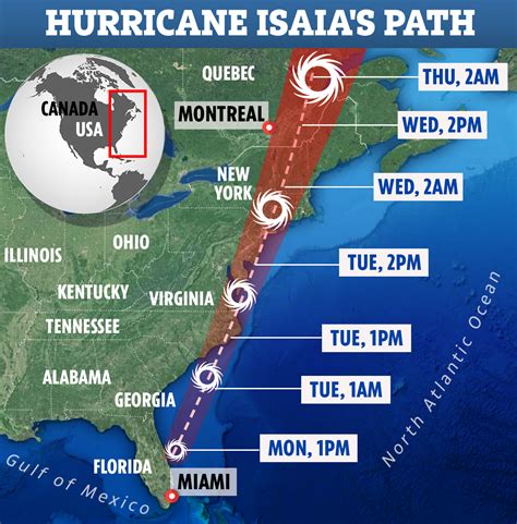 Where is Hurricane Isaias now? Latest updates on the tracker and path