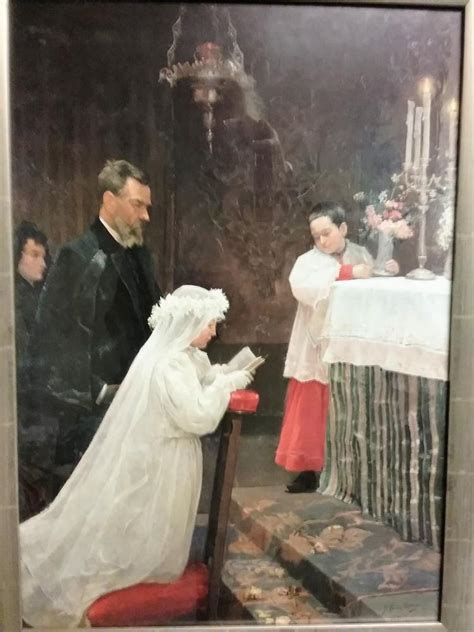 Very Old And Rare Picasso First Communion Signed P Ruiz Pi