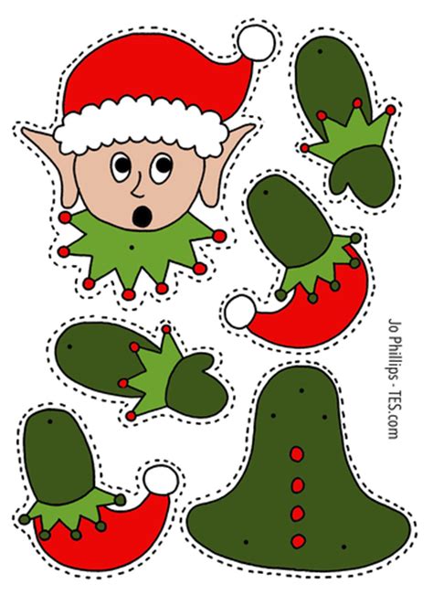 Christmas Split Pin Activity Colour Cut Pin And Play 6 Designs